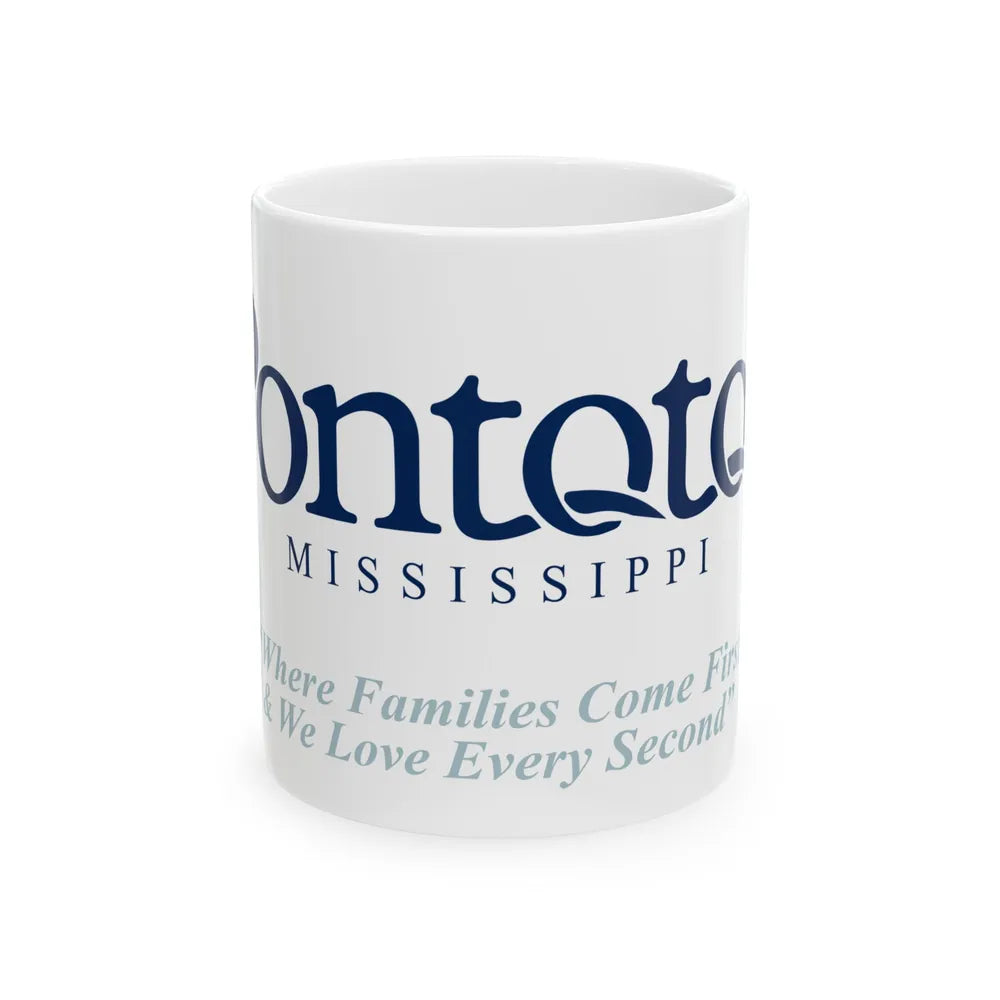 Flag of Pontotoc City and County Mississippi (United States) White Coffee Mug 11oz - Go Mug Yourself