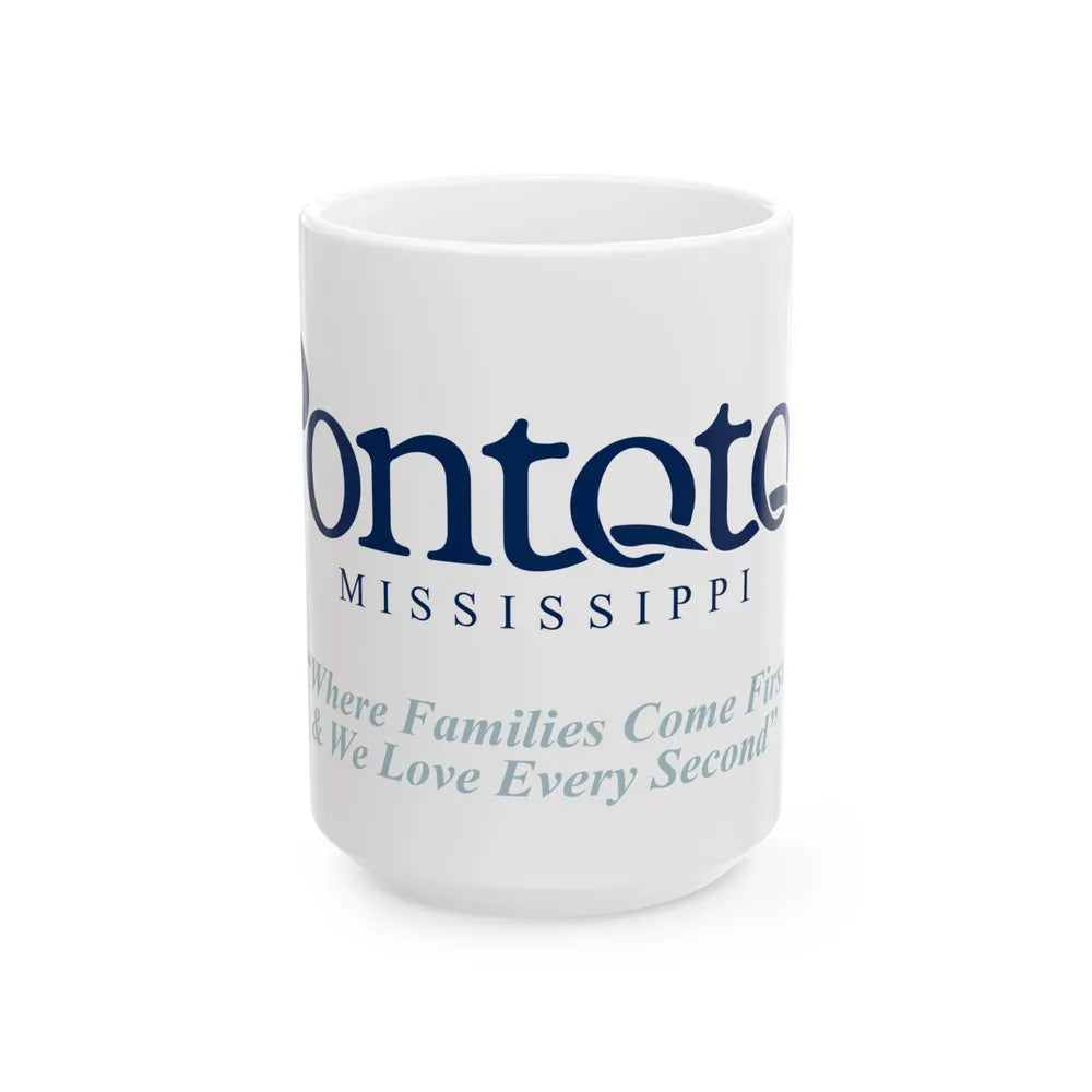 Flag of Pontotoc City and County Mississippi (United States) White Coffee Mug 15oz - Go Mug Yourself