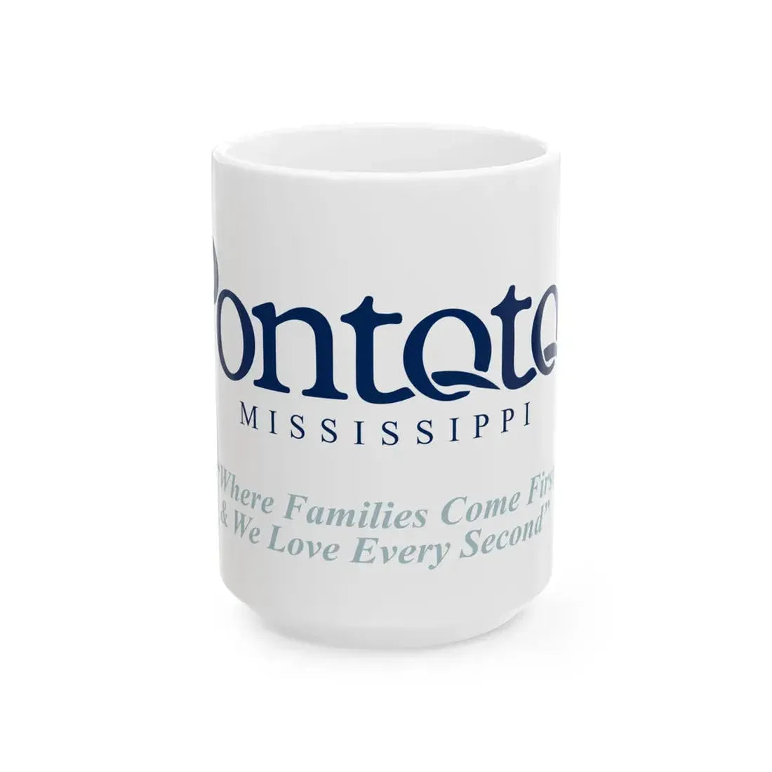 Flag of Pontotoc City and County Mississippi (United States) White Coffee Mug 15oz - Go Mug Yourself