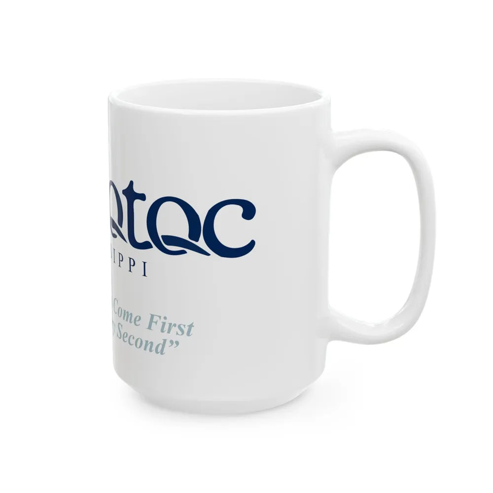 Flag of Pontotoc City and County Mississippi (United States) White Coffee Mug - Go Mug Yourself