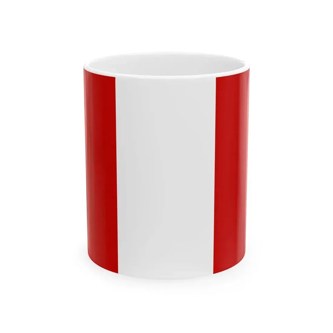 Flag of Pordenone (Italy) White Coffee Mug 11oz - Go Mug Yourself