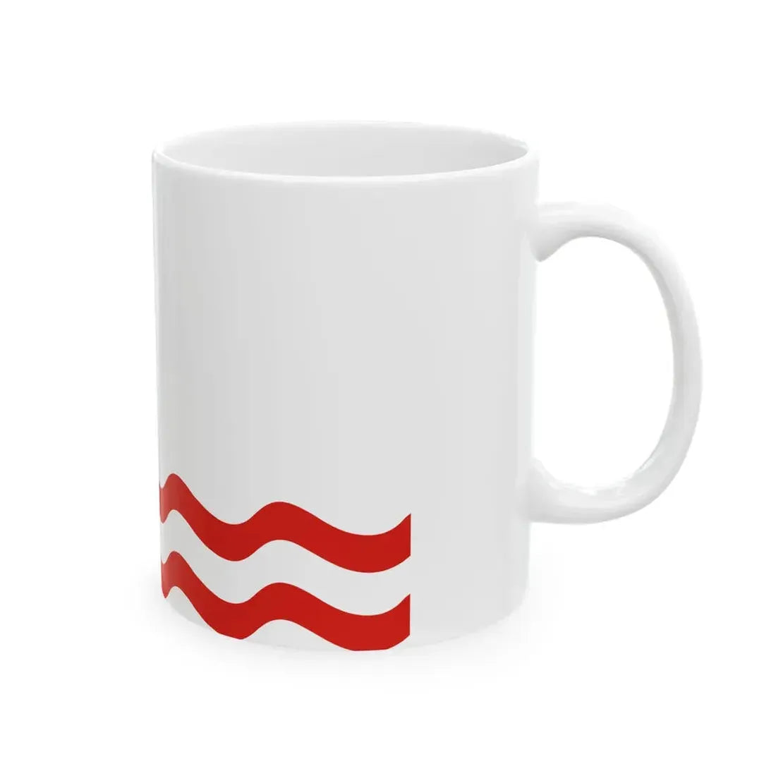 Flag of Port Clinton Ohio (United States) White Coffee Mug - Go Mug Yourself