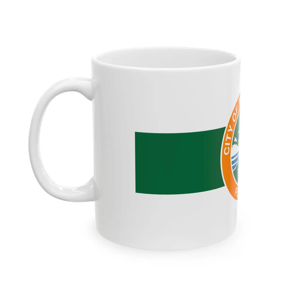 Flag of Port Orange Florida (United States) White Coffee Mug - Go Mug Yourself