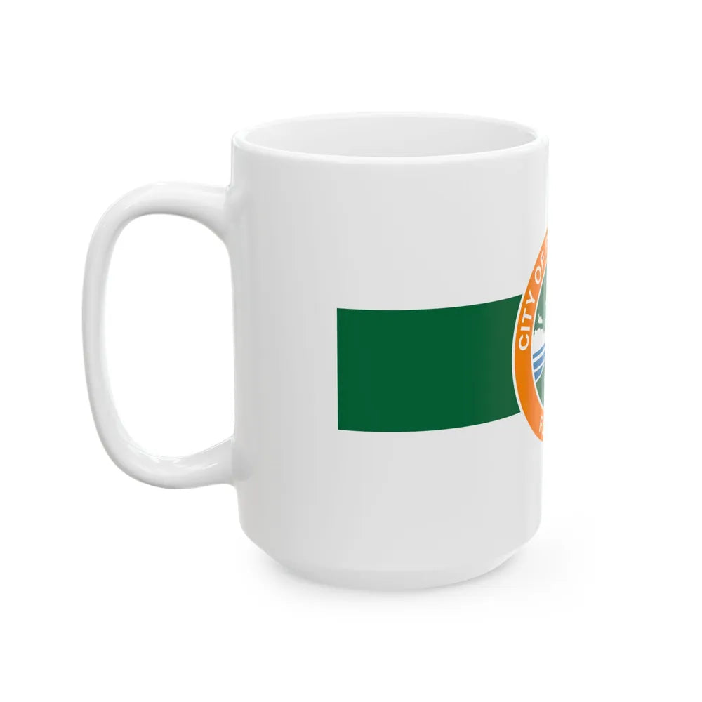 Flag of Port Orange Florida (United States) White Coffee Mug - Go Mug Yourself