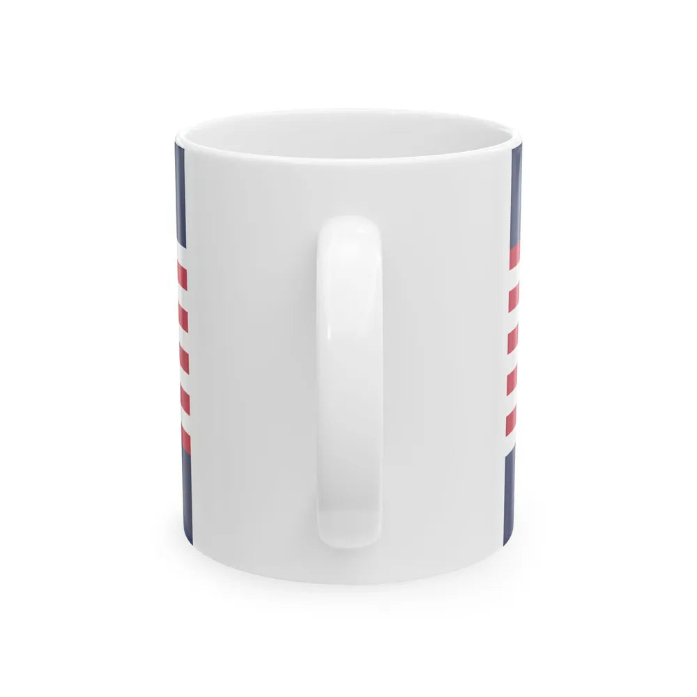 Flag of Portage County Ohio (United States) White Coffee Mug - Go Mug Yourself