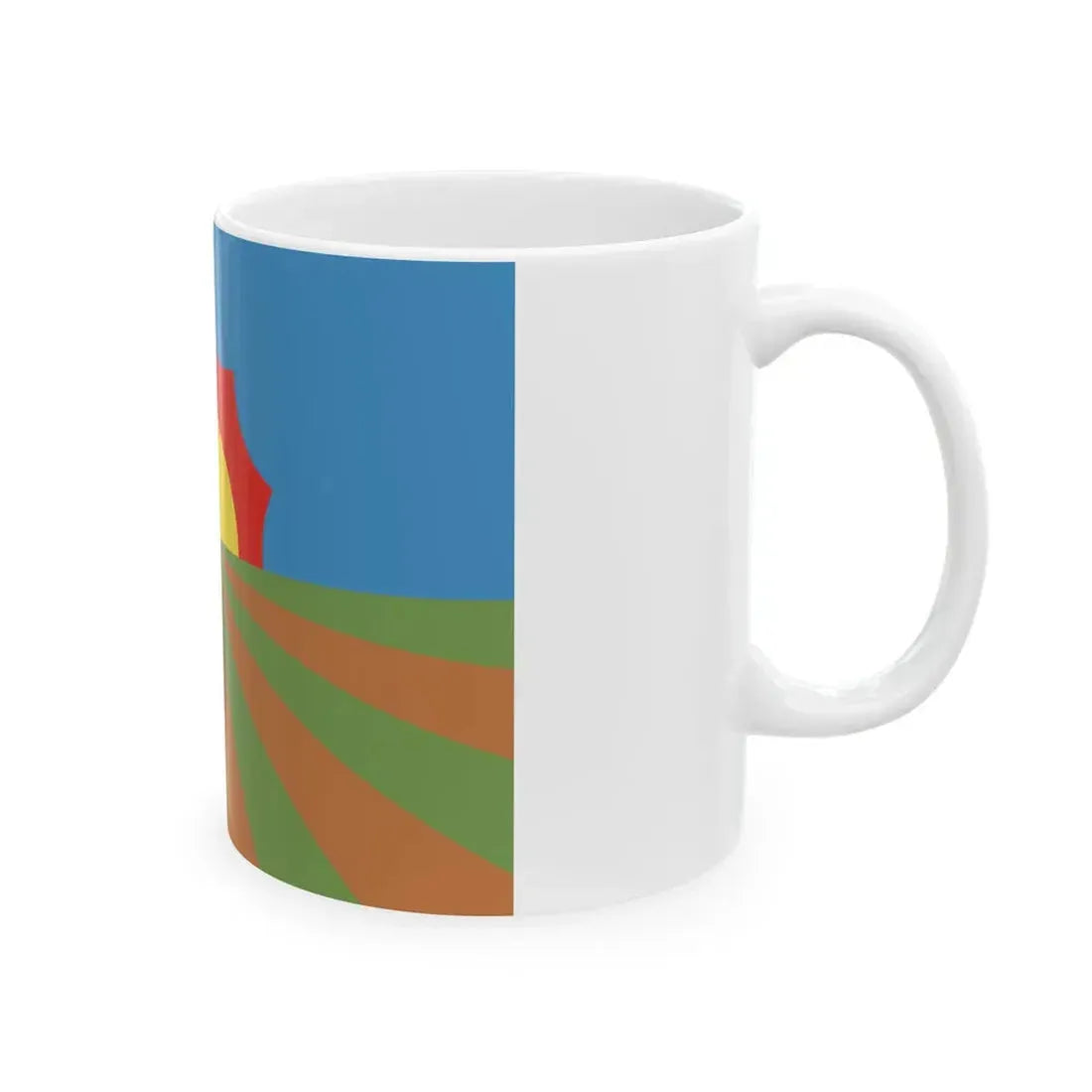 Flag of Portales New Mexico (Mexico) White Coffee Mug - Go Mug Yourself
