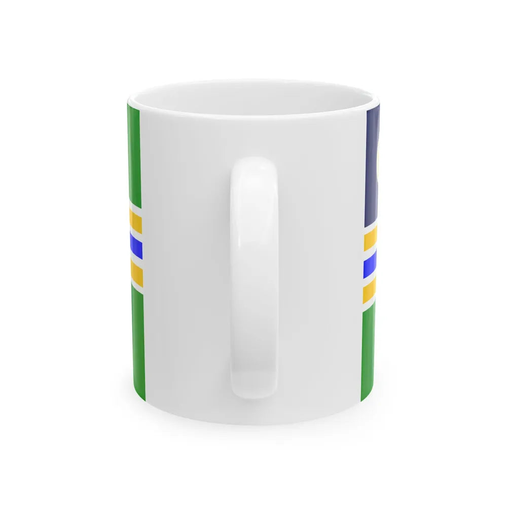 Flag of Portland Oregon 1970-2002 (United States) White Coffee Mug - Go Mug Yourself