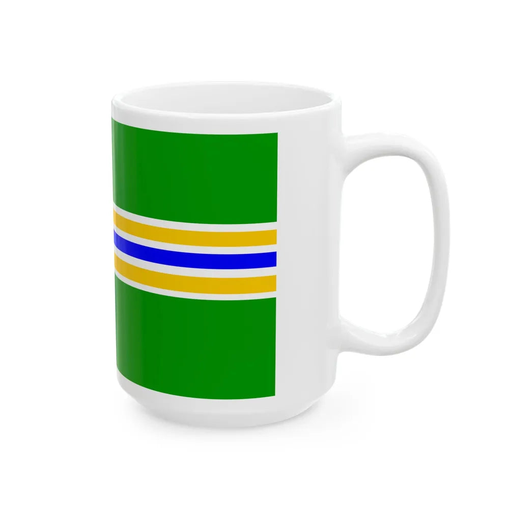 Flag of Portland Oregon 1970-2002 (United States) White Coffee Mug - Go Mug Yourself