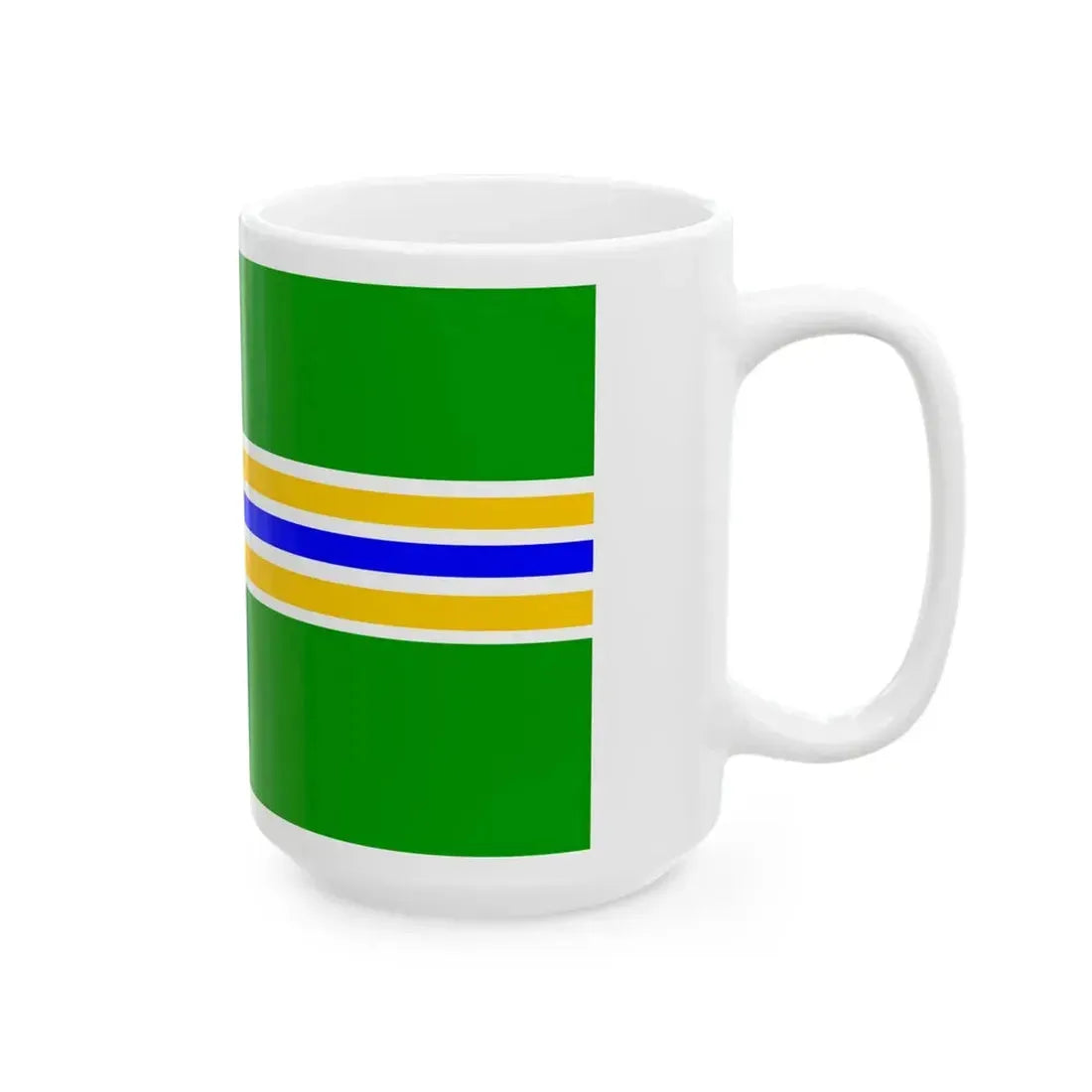 Flag of Portland Oregon 1970-2002 (United States) White Coffee Mug - Go Mug Yourself