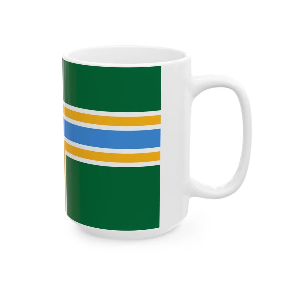 Flag of Portland Oregon (United States) White Coffee Mug - Go Mug Yourself