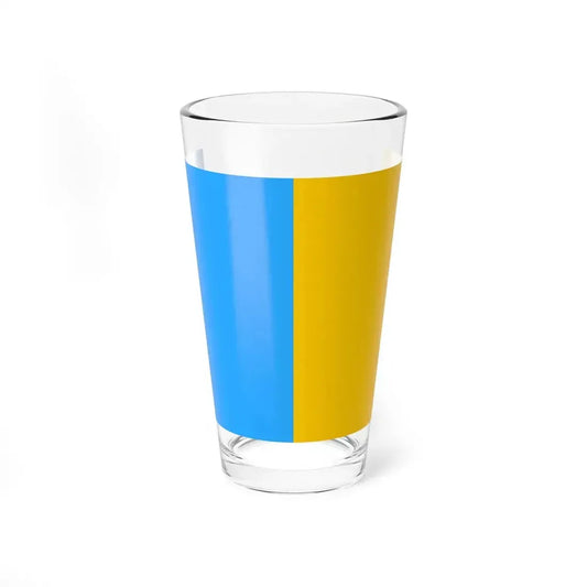Flag of Portomaggiore (Italy) Pint Glass 16oz 16oz - Go Mug Yourself