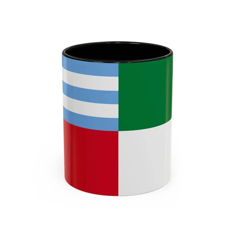 Flag of Portoviejo Ecuador - Accent Coffee Mug 11oz Black - Go Mug Yourself