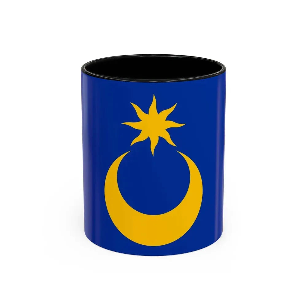 Flag of Portsmouth UK - Accent Coffee Mug 11oz Black - Go Mug Yourself