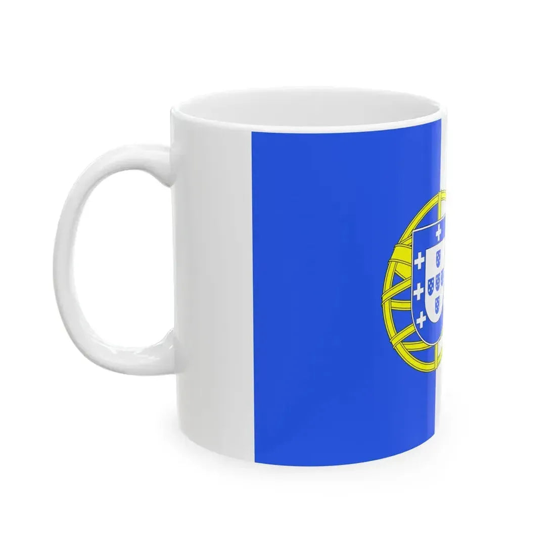 Flag of Portugalicia (Portugal) White Coffee Mug - Go Mug Yourself