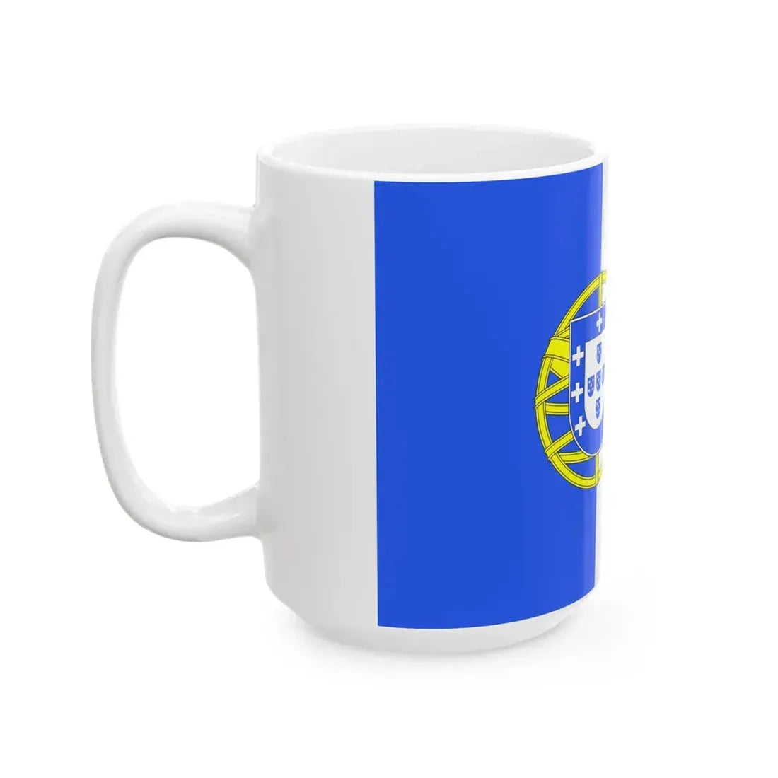 Flag of Portugalicia (Portugal) White Coffee Mug - Go Mug Yourself