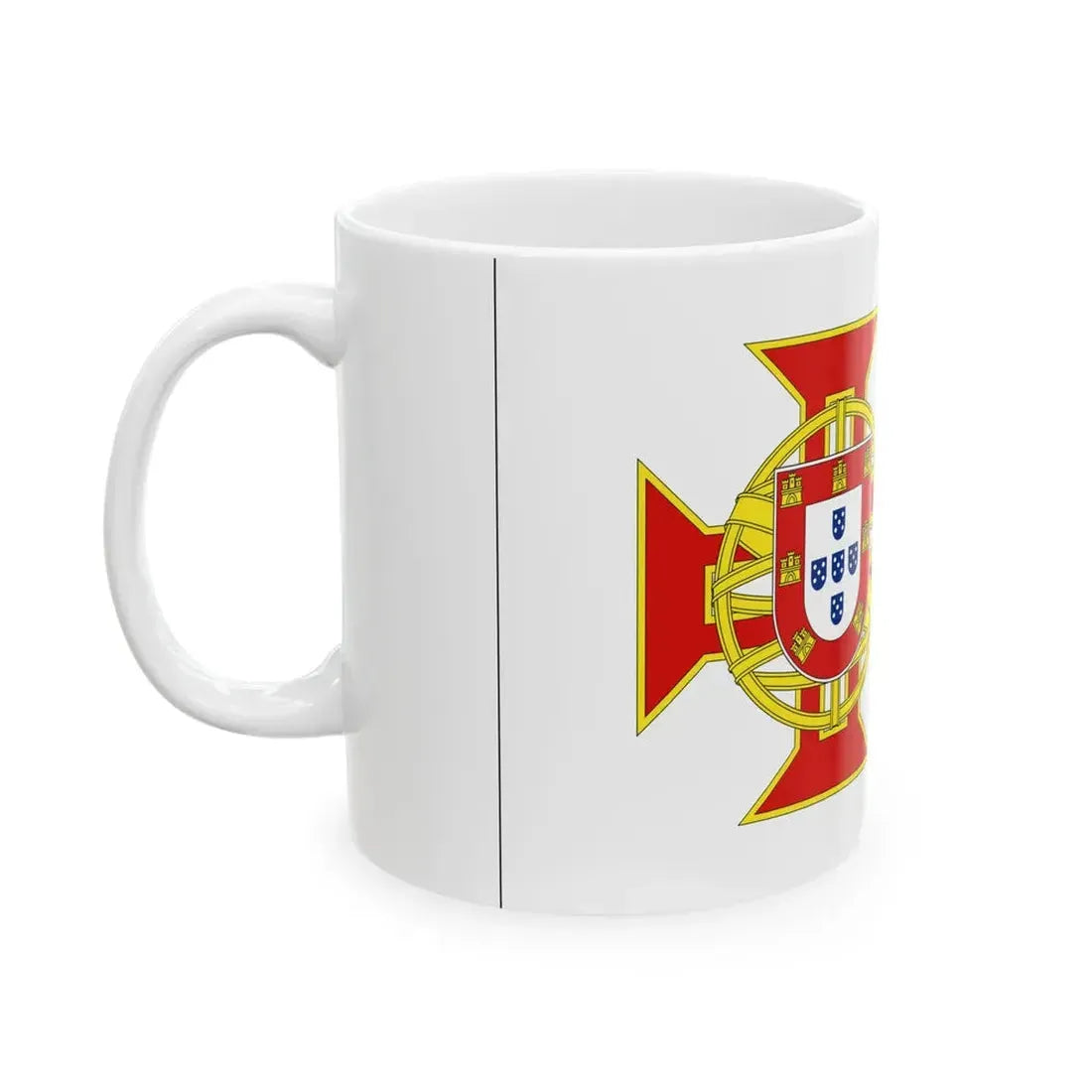 Flag of Portuguese Colonial Officer (Portugal) White Coffee Mug - Go Mug Yourself