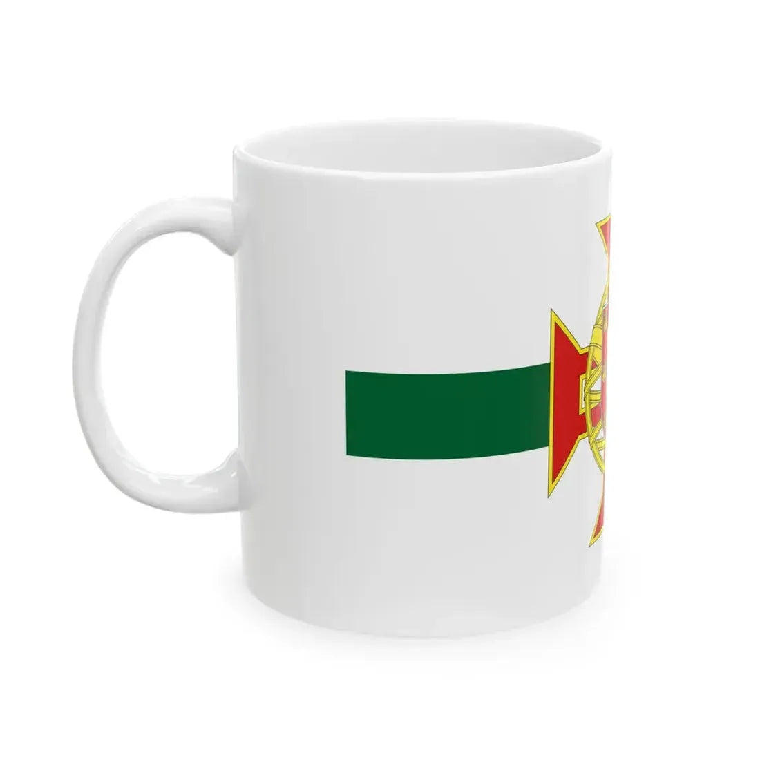 Flag of Portuguese Colonial Province Governor (Portugal) White Coffee Mug - Go Mug Yourself