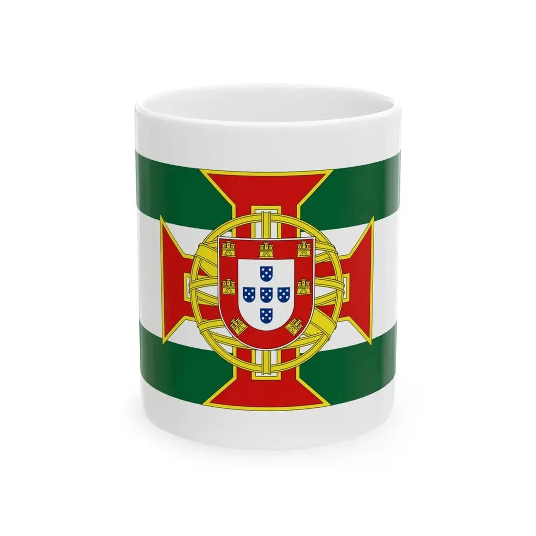 Flag of Portuguese Colony Governor General (Angola) White Coffee Mug 11oz - Go Mug Yourself