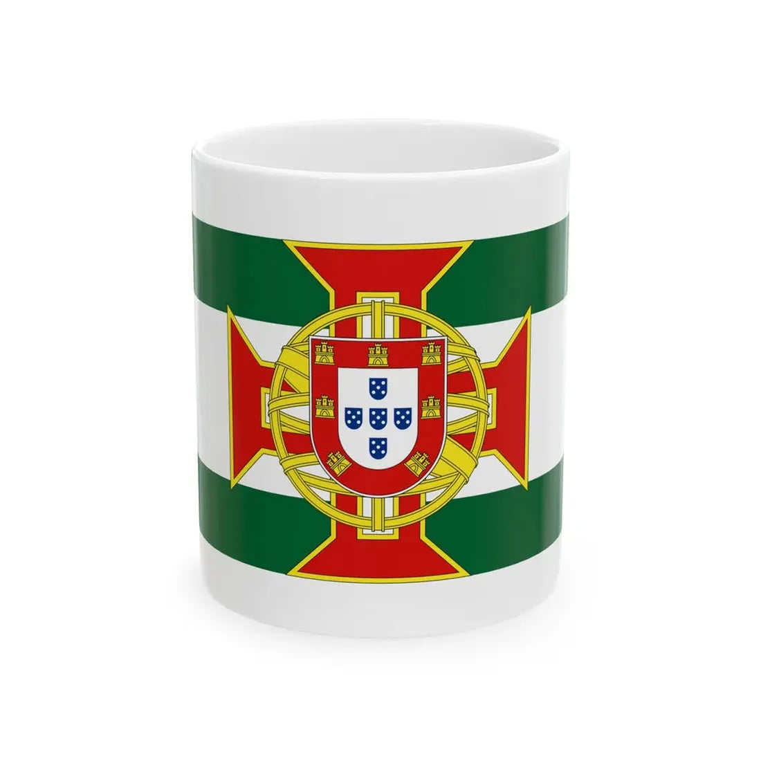 Flag of Portuguese Colony Governor General (Angola) White Coffee Mug 11oz - Go Mug Yourself