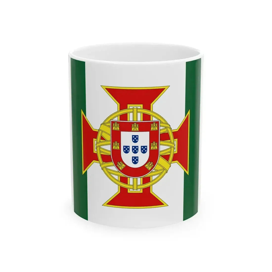 Flag of Portuguese Colony Governor (Portugal) White Coffee Mug 11oz - Go Mug Yourself