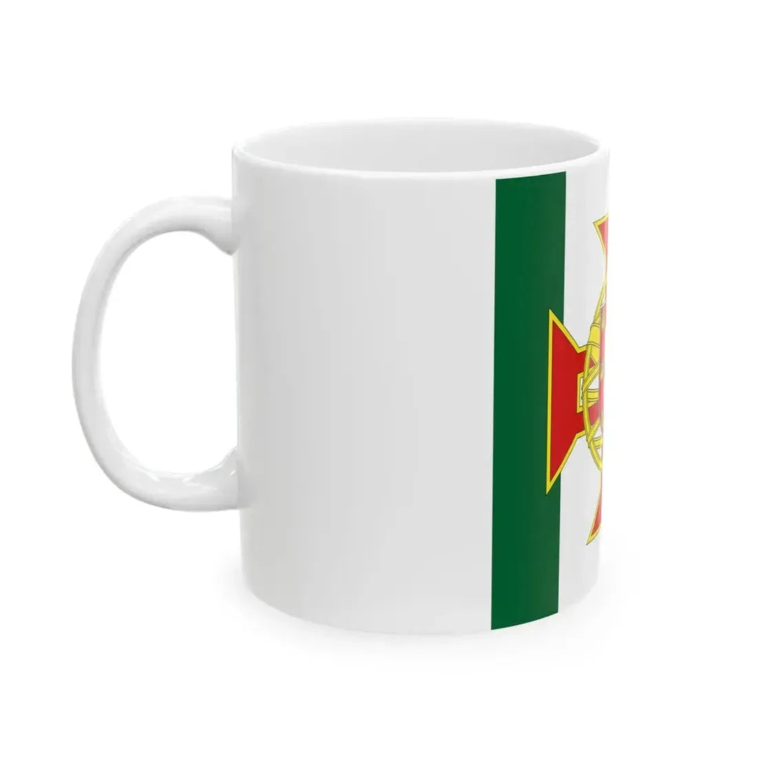 Flag of Portuguese Colony Governor (Portugal) White Coffee Mug - Go Mug Yourself