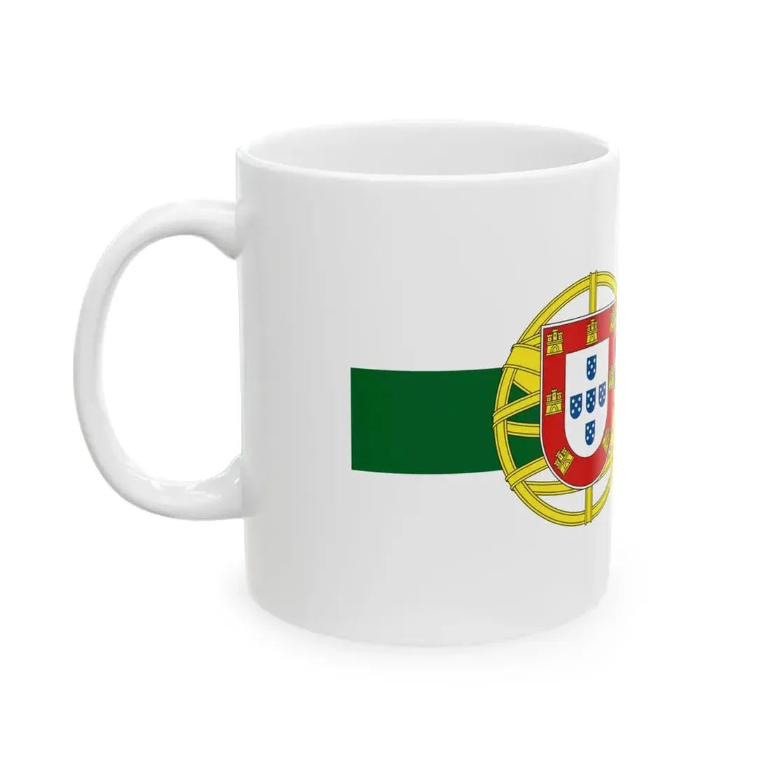 Flag of Portuguese District Governor (Portugal) White Coffee Mug - Go Mug Yourself