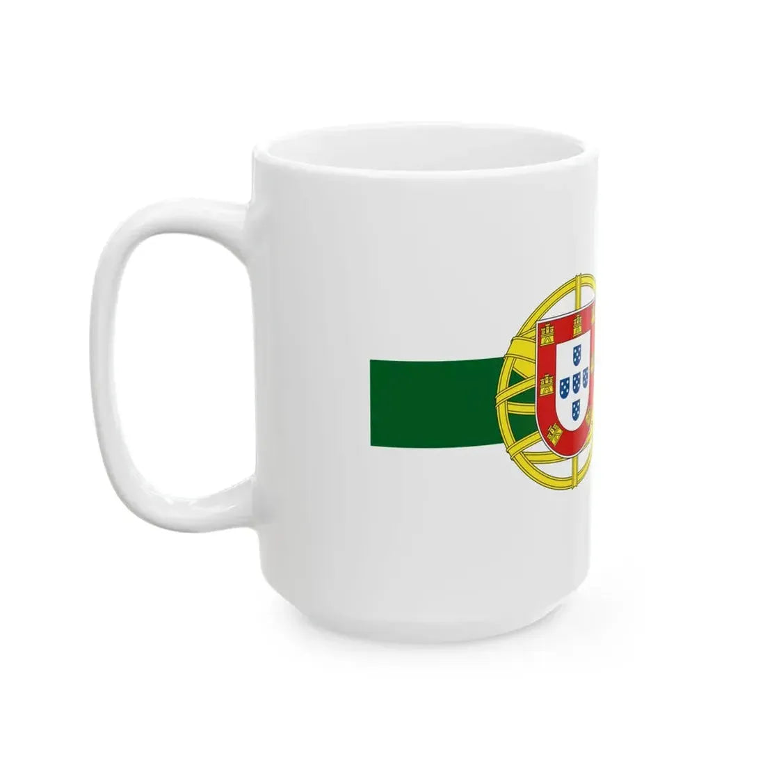 Flag of Portuguese District Governor (Portugal) White Coffee Mug - Go Mug Yourself