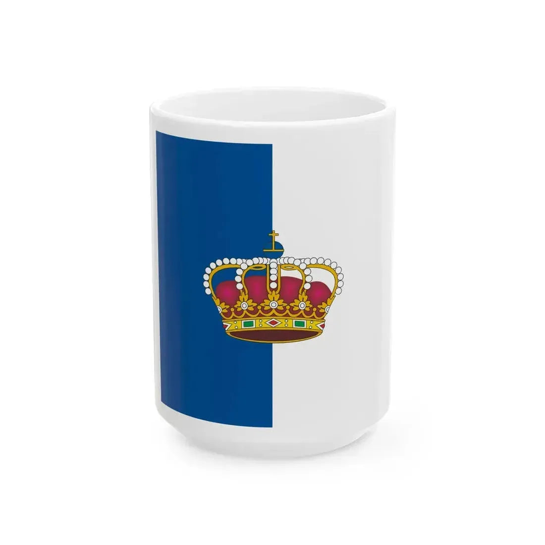 Flag of Portuguese General officers 1833 (Portugal) White Coffee Mug 15oz - Go Mug Yourself