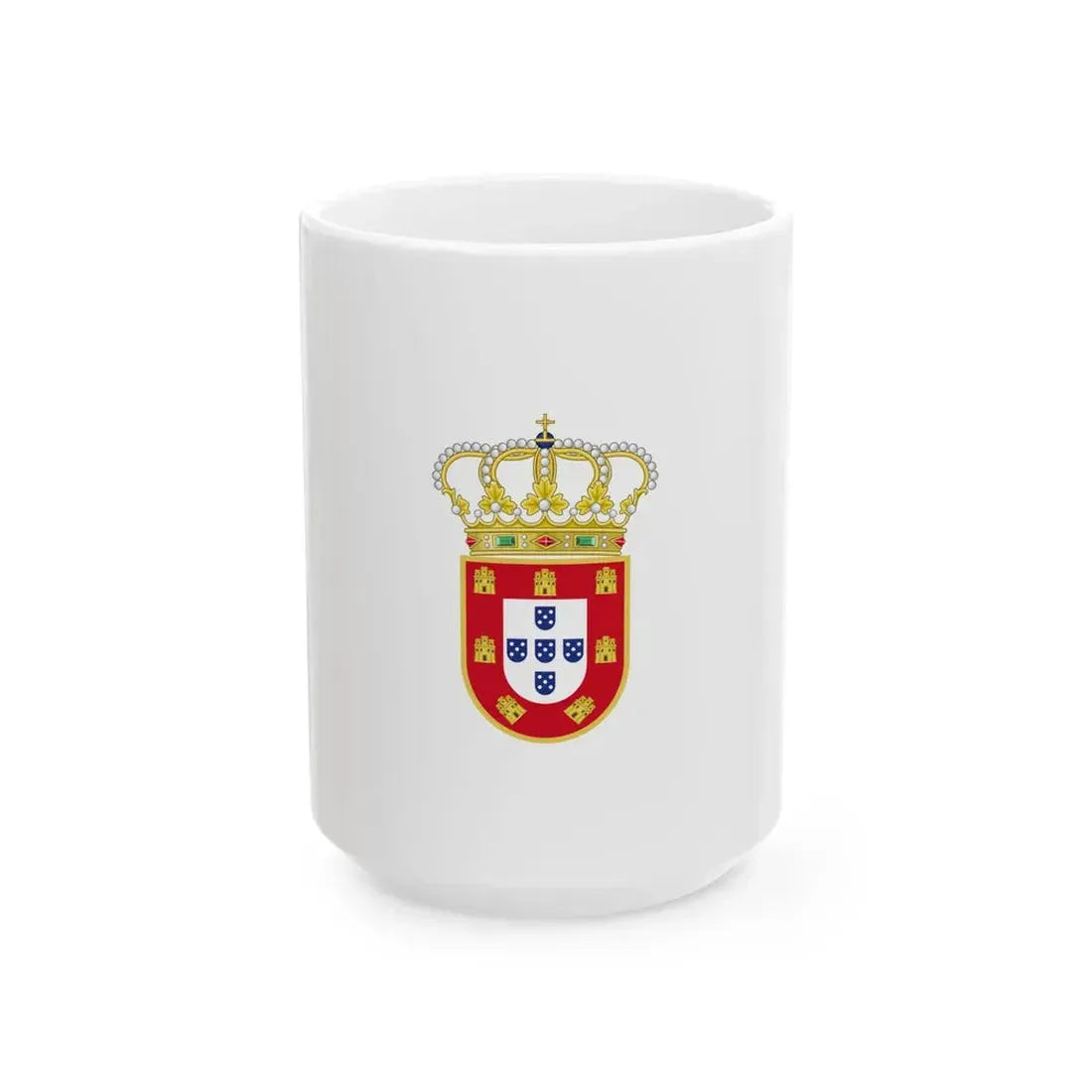Flag of Portuguese General officers of the highest ranks (Portugal) White Coffee Mug 15oz - Go Mug Yourself
