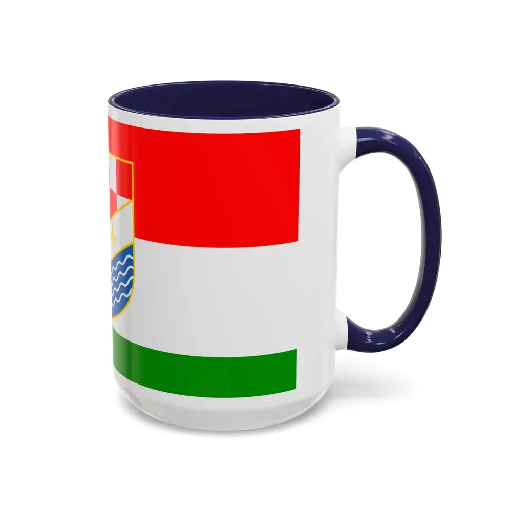 Flag of Posavina Canton Bosnia and Herzegovina - Accent Coffee Mug - Go Mug Yourself