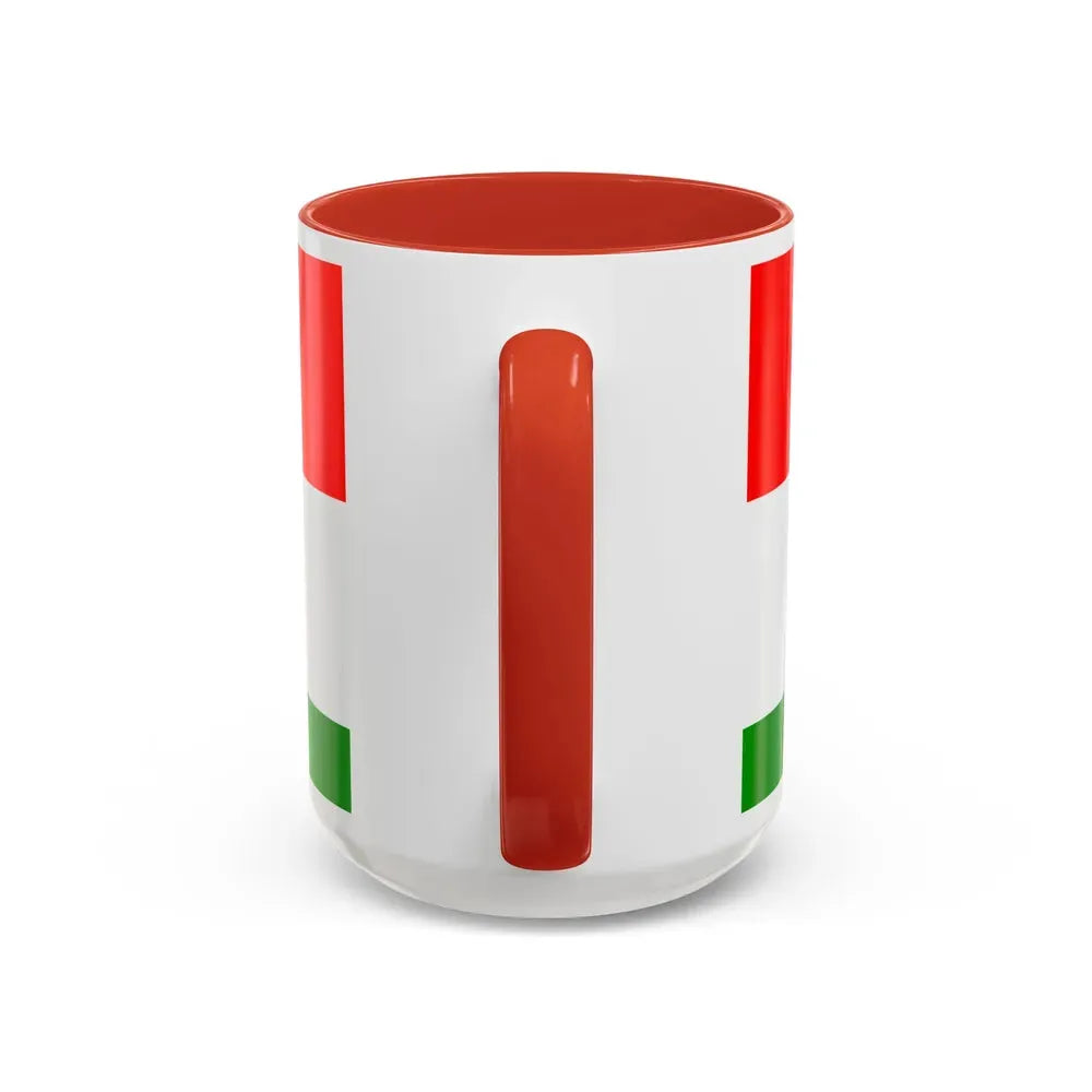 Flag of Posavina Canton Bosnia and Herzegovina - Accent Coffee Mug - Go Mug Yourself