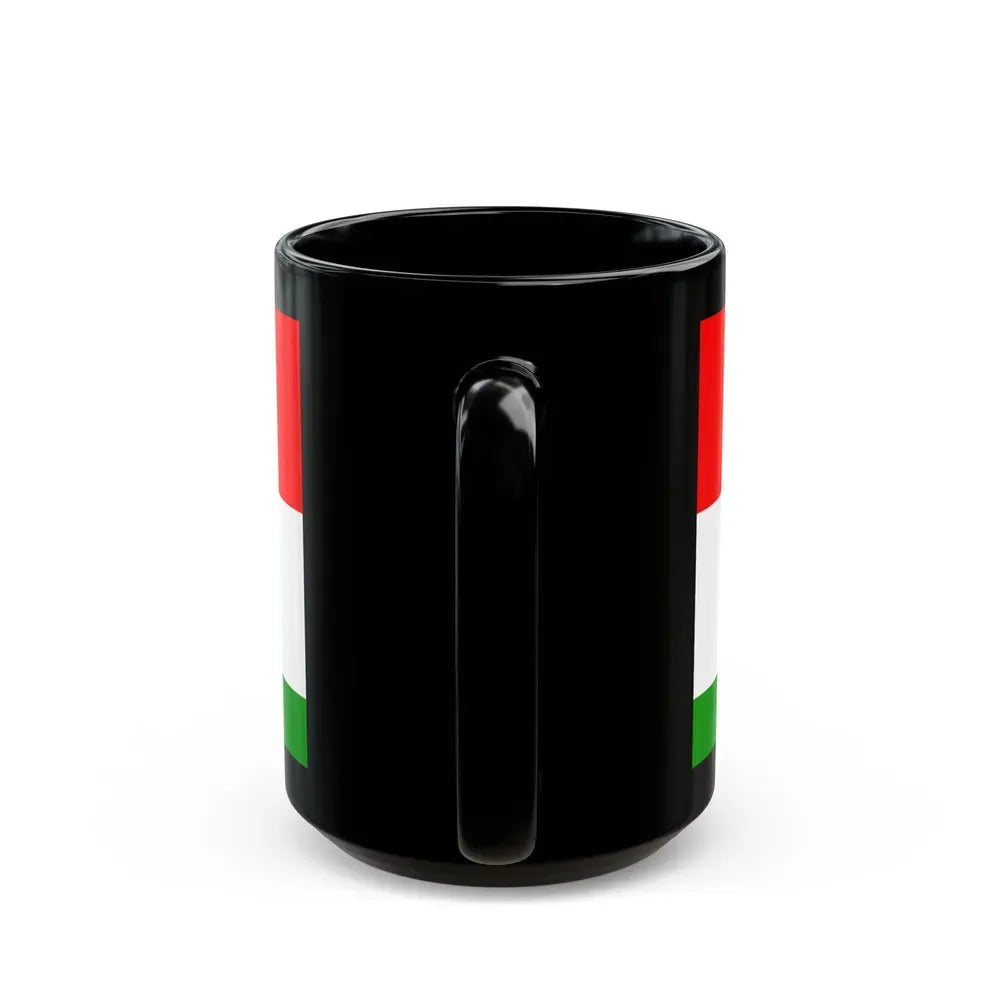 Flag of Posavina Canton Bosnia and Herzegovina - Black Coffee Mug - Go Mug Yourself