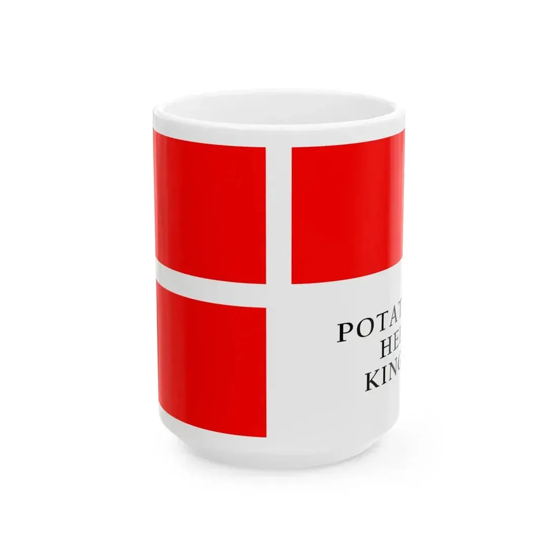 Flag of Potatau Te Wherowhero (New Zealand) White Coffee Mug 15oz - Go Mug Yourself