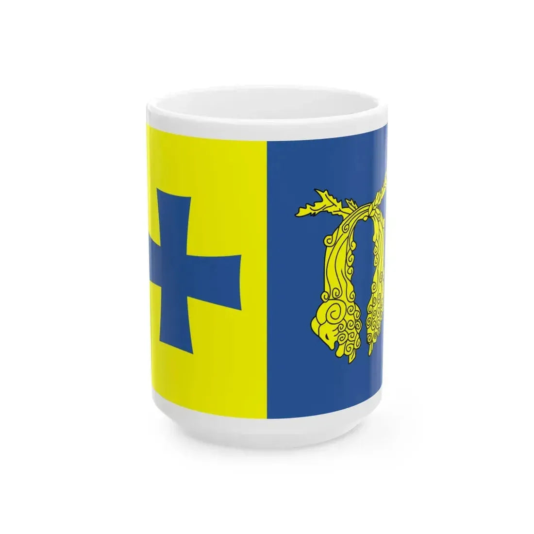 Flag of Poti (Georgia) White Coffee Mug 15oz - Go Mug Yourself