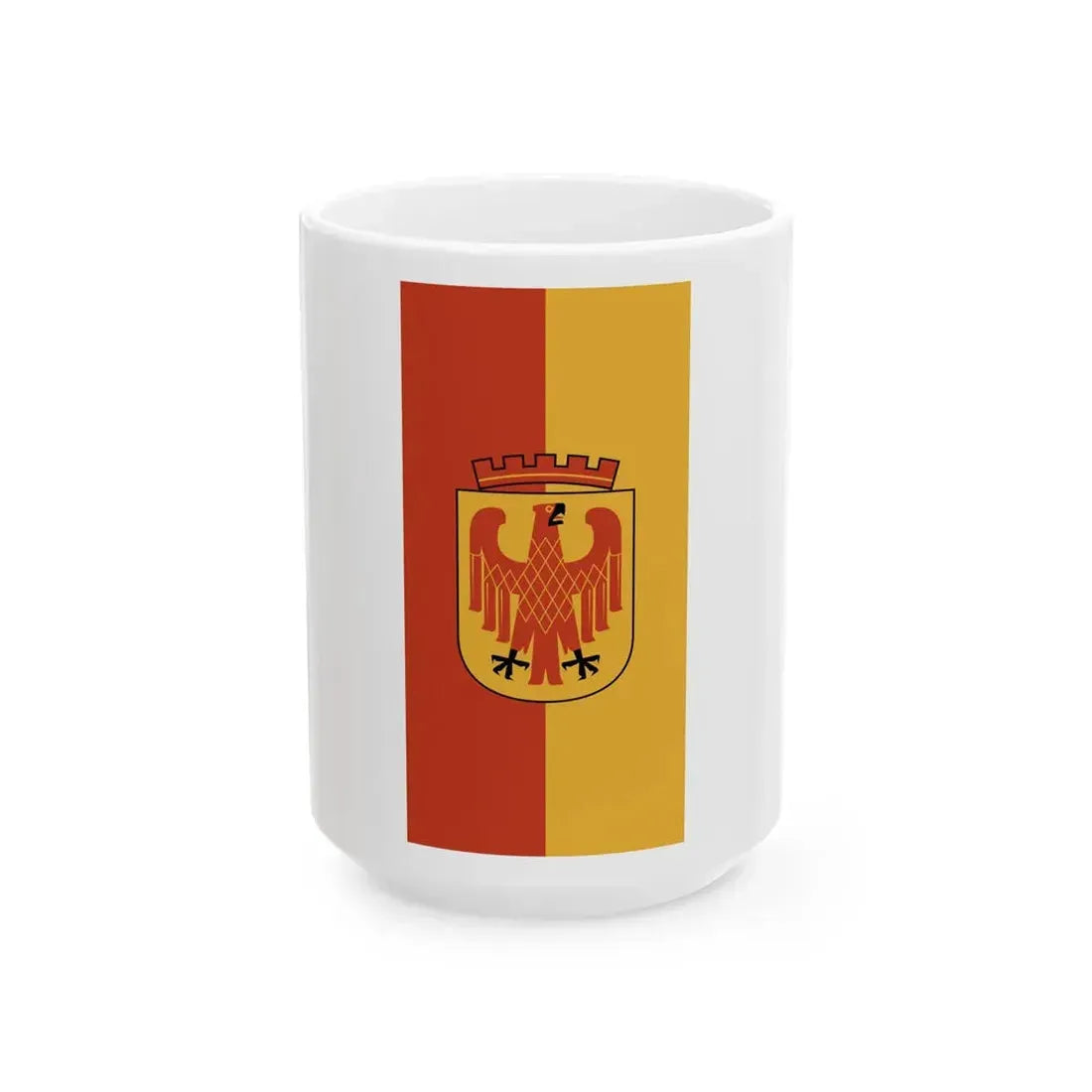 Flag of Potsdam banner (Germany) White Coffee Mug 15oz - Go Mug Yourself