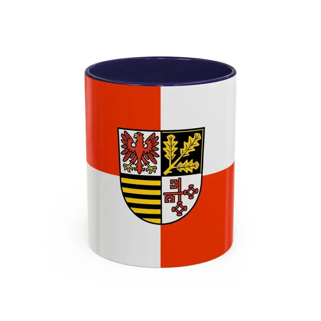 Flag of Potsdam Mittelmark Germany - Accent Coffee Mug 11oz Navy - Go Mug Yourself