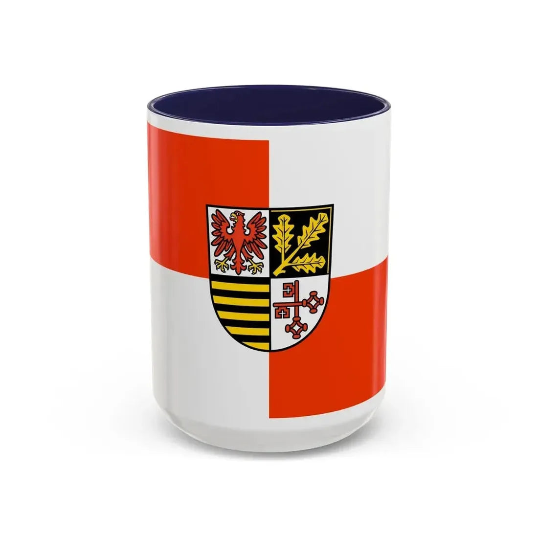 Flag of Potsdam Mittelmark Germany - Accent Coffee Mug 15oz Navy - Go Mug Yourself