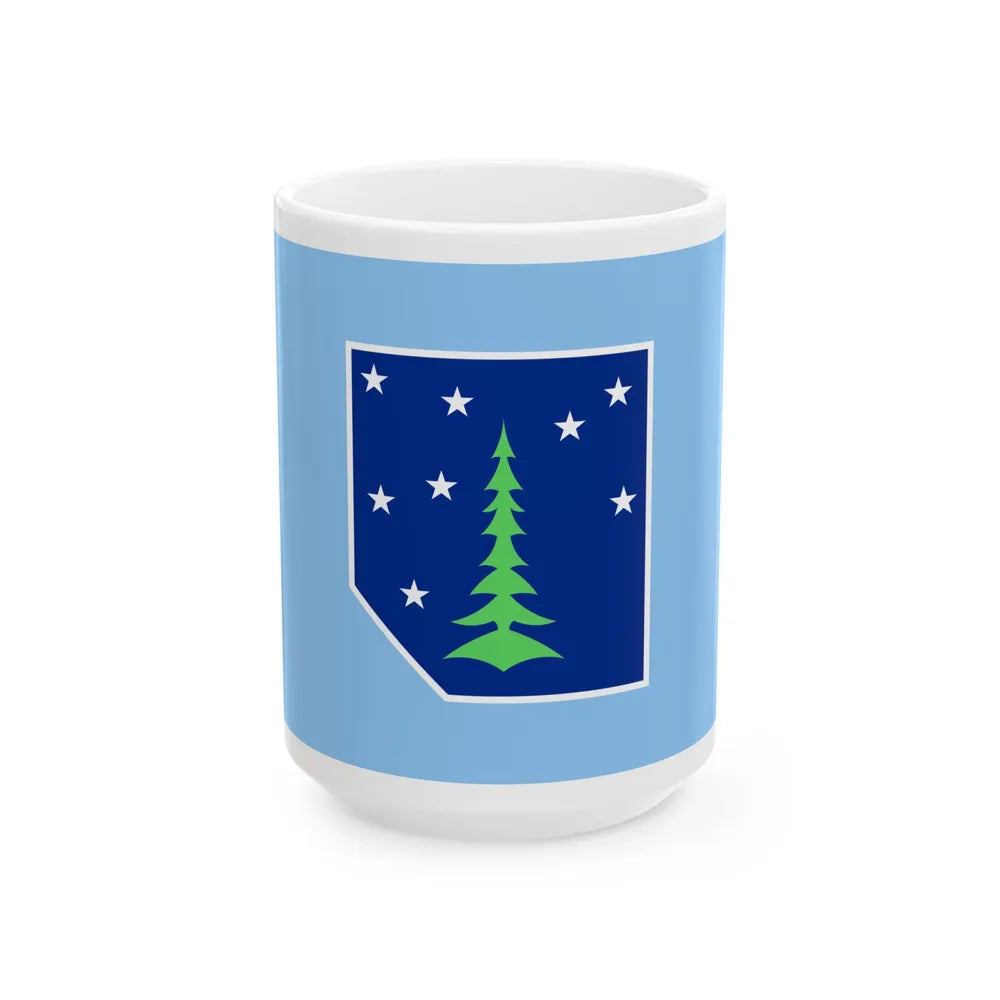 Flag of Potter County Pennsylvania (United States) White Coffee Mug 15oz - Go Mug Yourself