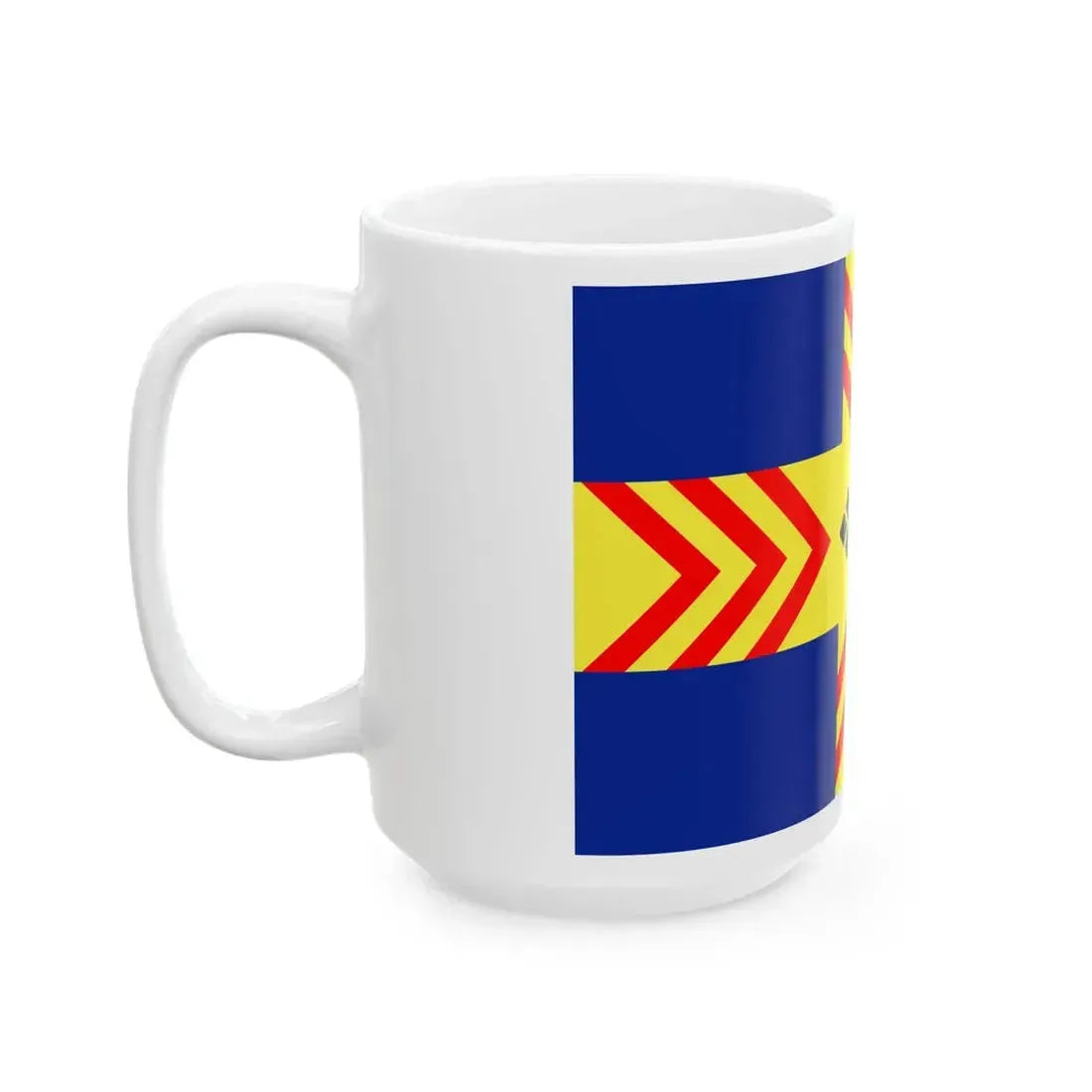 Flag of Pouldergat (France) White Coffee Mug - Go Mug Yourself