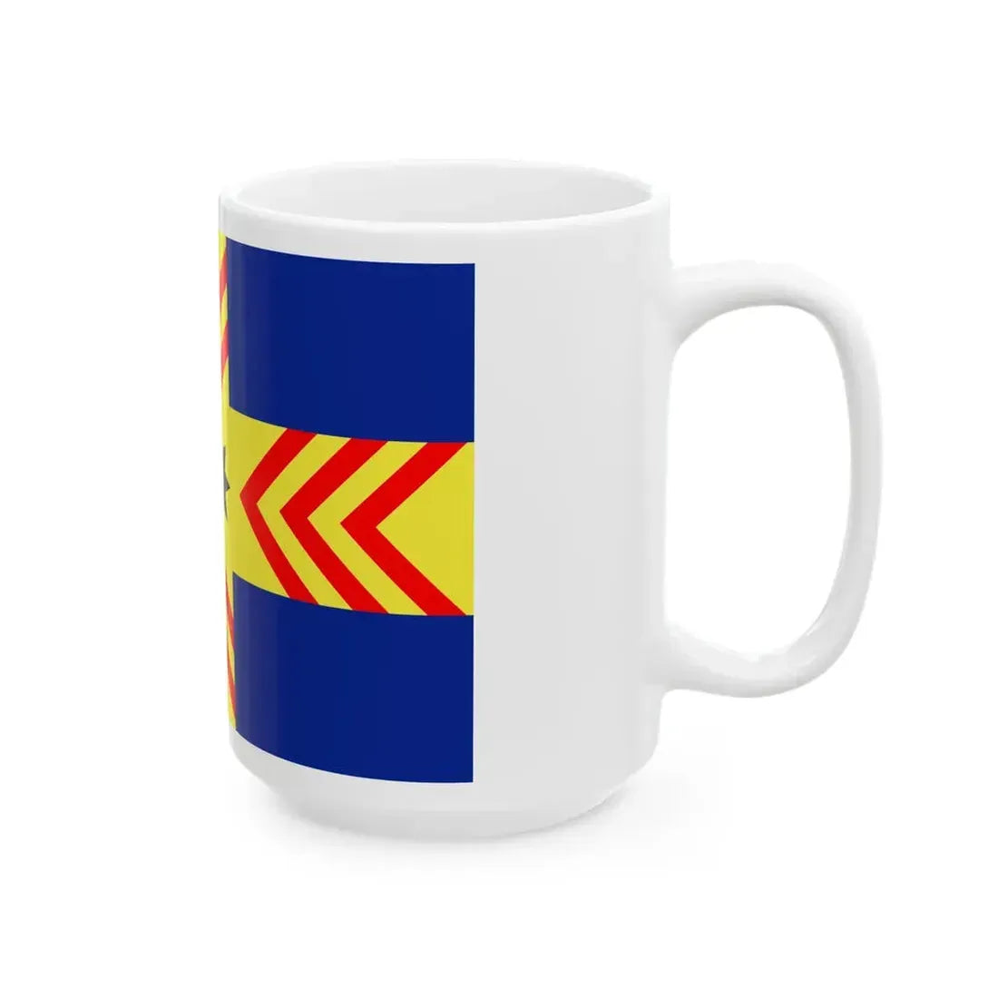 Flag of Pouldergat (France) White Coffee Mug - Go Mug Yourself