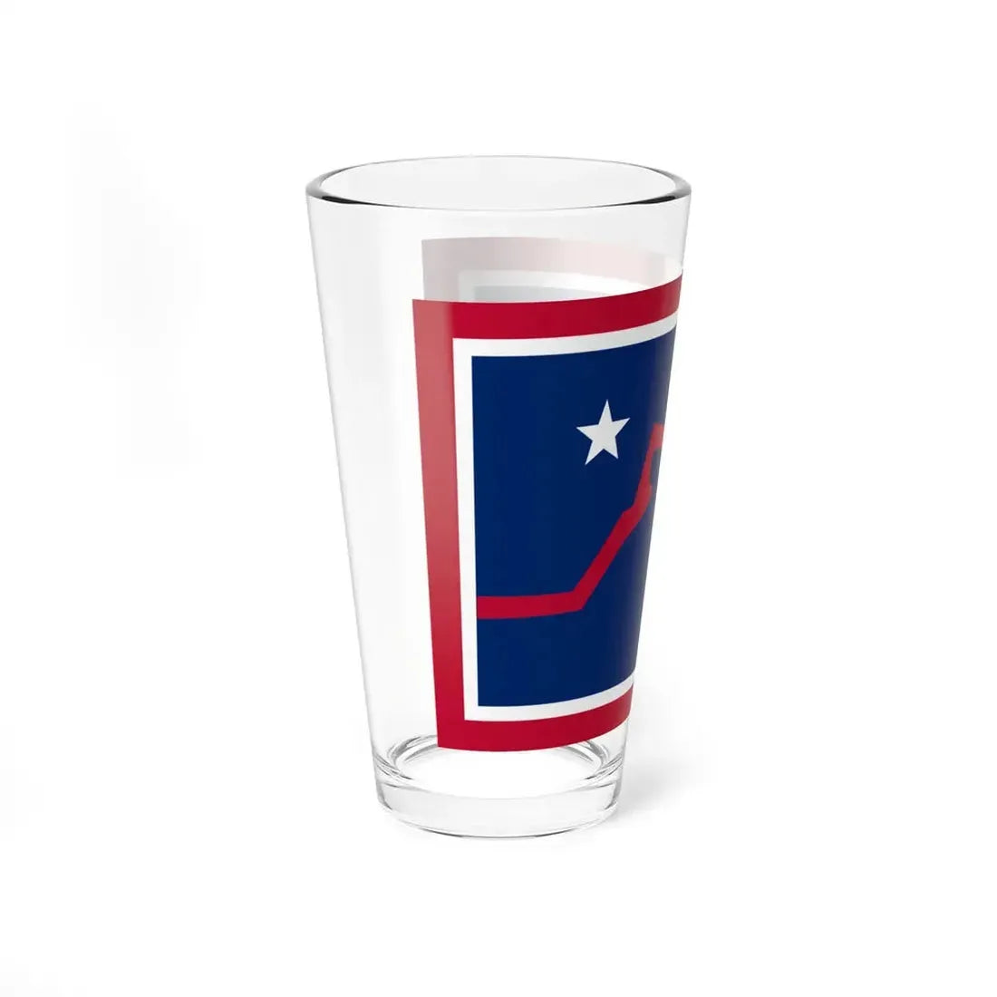 Flag of Powell Wyoming (United States) Pint Glass 16oz - Go Mug Yourself
