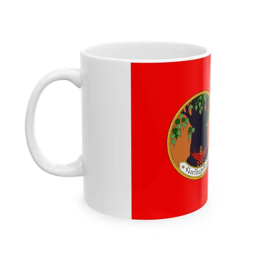 Flag of Prachin Buri Province Thailand - White Coffee Mug - Go Mug Yourself