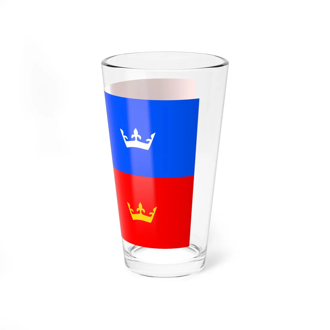 Flag of Prague 1 (Czech Republic) Pint Glass 16oz - Go Mug Yourself