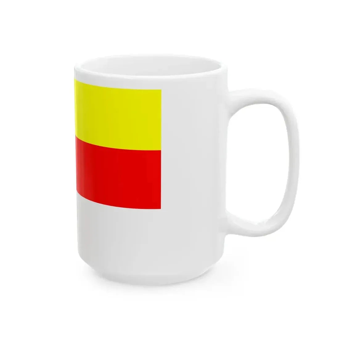 Flag of Prague New City (Czech Republic) White Coffee Mug - Go Mug Yourself