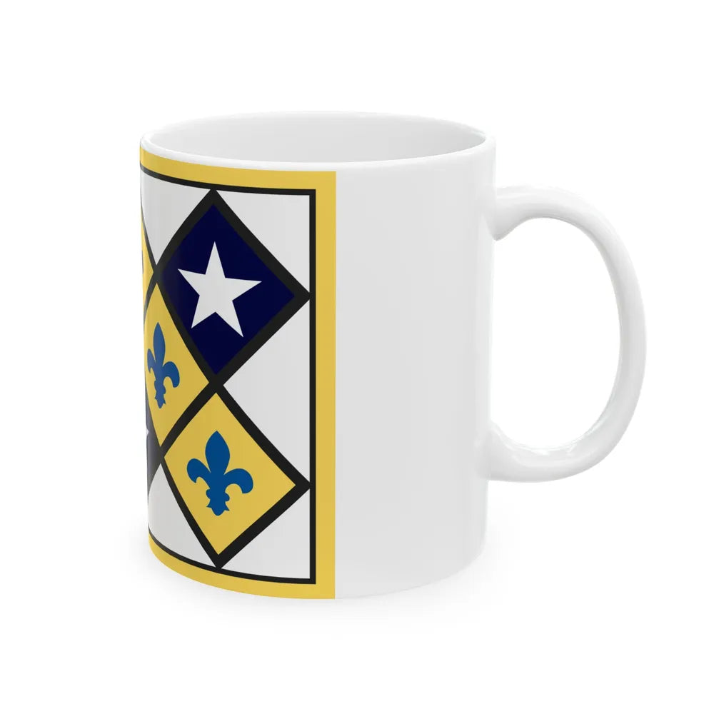 Flag of Prairie du Rocher Illinois (United States) White Coffee Mug - Go Mug Yourself