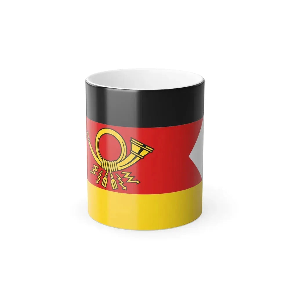 Flag of President of Deutsche Bundespost Germany - Color Changing Coffee Mug 11oz - Go Mug Yourself