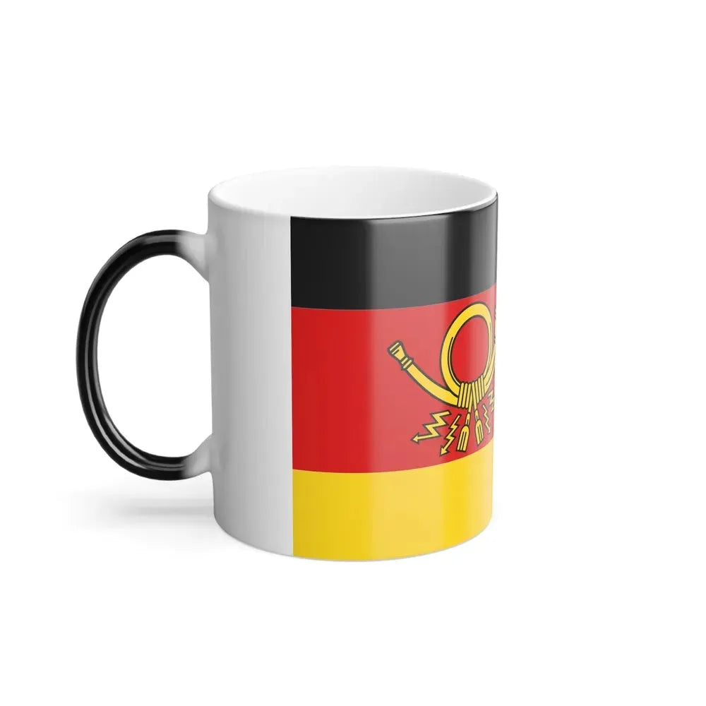 Flag of President of Deutsche Bundespost Germany - Color Changing Coffee Mug - Go Mug Yourself