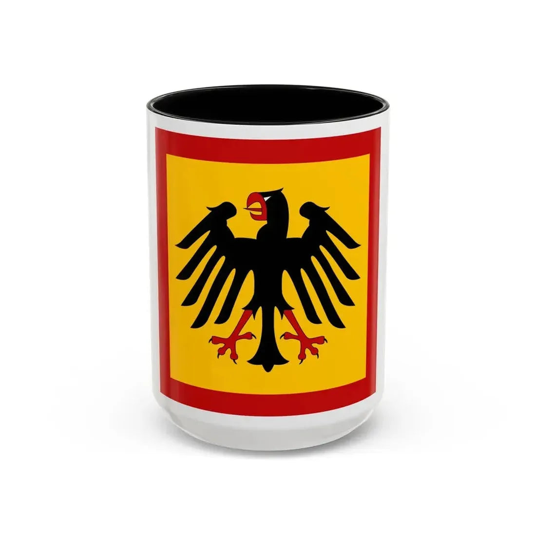 Flag of President of Germany Germany - Accent Coffee Mug 15oz Black - Go Mug Yourself