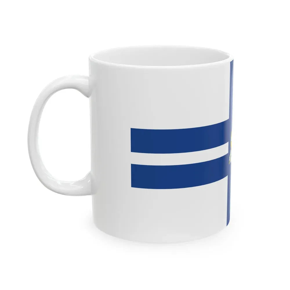 Flag of Preston UK - White Coffee Mug - Go Mug Yourself