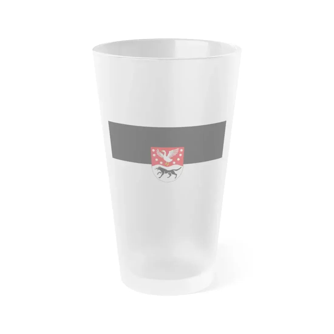 Flag of Prignitz Germany - Frosted Pint Glass 16oz 16oz Frosted - Go Mug Yourself